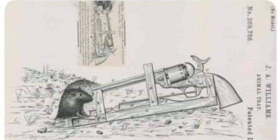 Cannon Mouse Trap. The 1862 Mouse Killer - Mousetrap Monday 